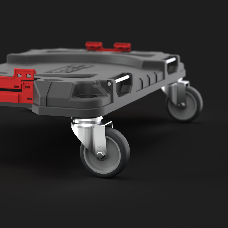 Qbrick System PRO Platforma Transportowa koła i detal