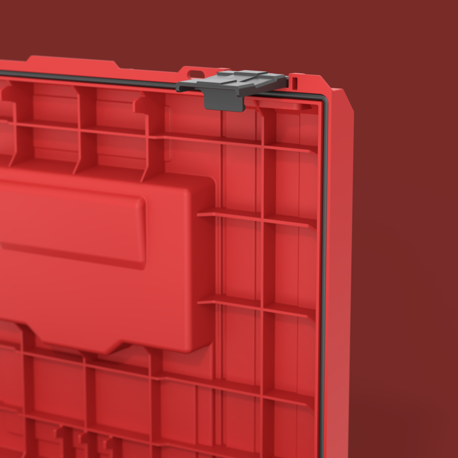 Qbrick System PRO Technician Case 2.0 Red Ultra HD wnętrze