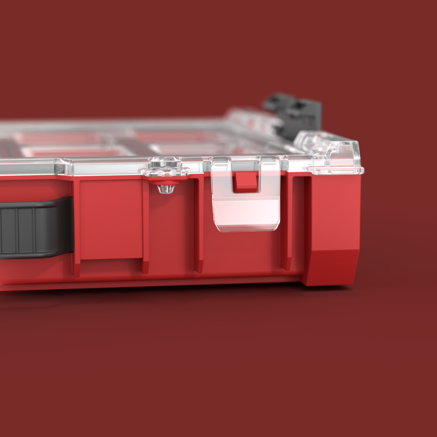 Qbrick System PRO Organizer 100 Red Ultra HD wnętrze
