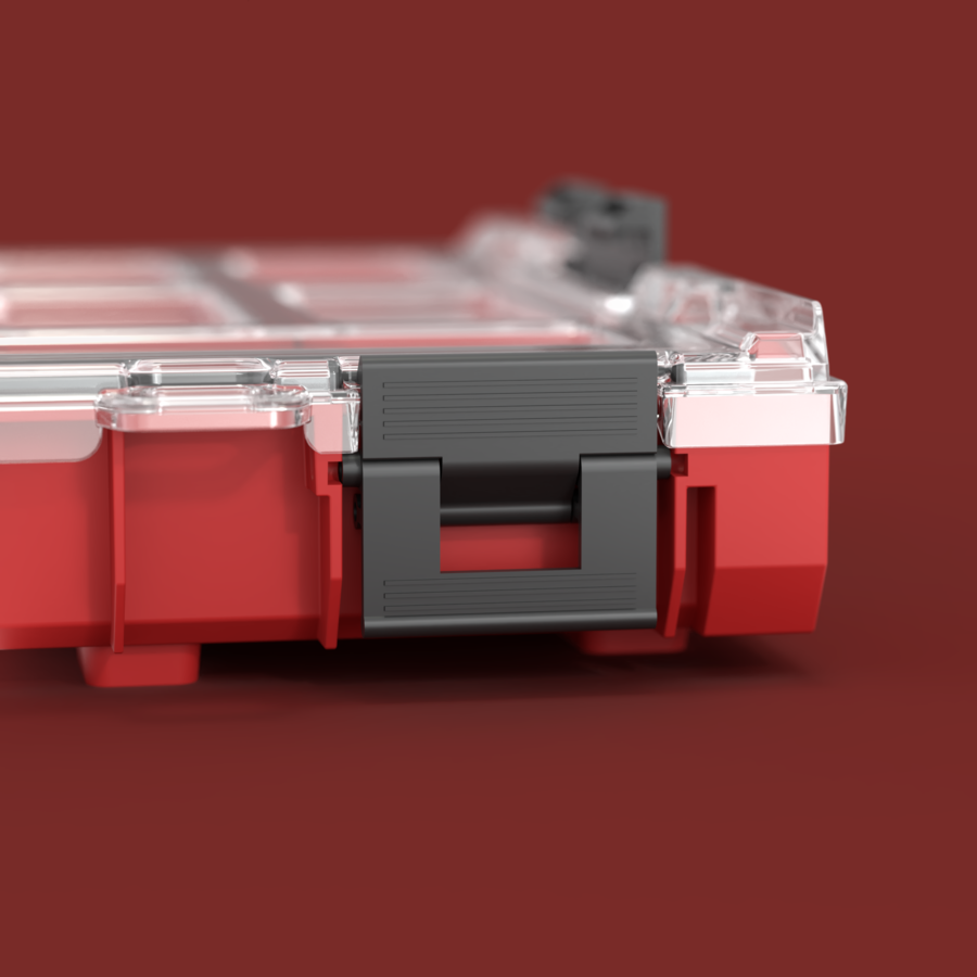 Qbrick System ONE Organizer L 2.0 RED ULTRA HD detal