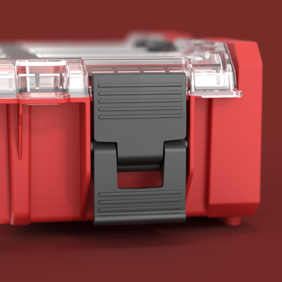 Qbrick System ONE Organizer XL 2.0 RED ULTRA HD CUSTOM detal