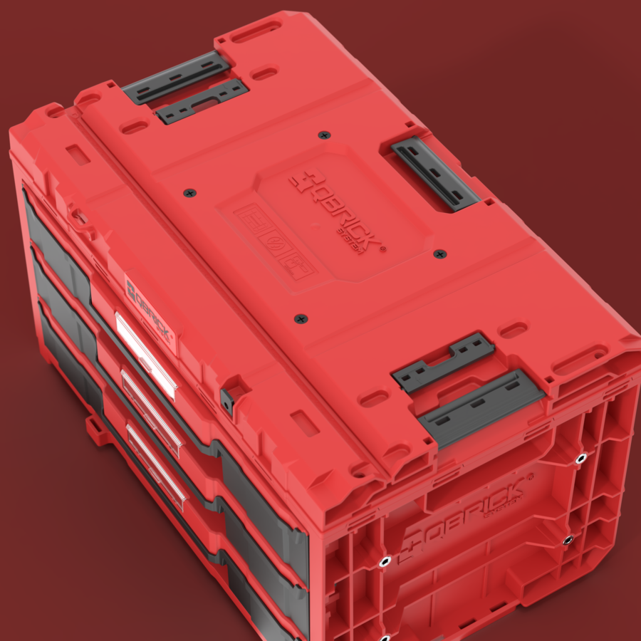 Qbrick System ONE Drawer 3 Toolbox 2.0 RED ULTRA HD