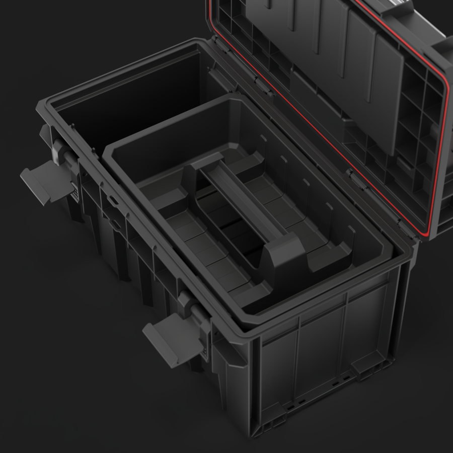 Tacka do skrzyń Qbrick System PRO 500 ONE Cart 2.0 detal