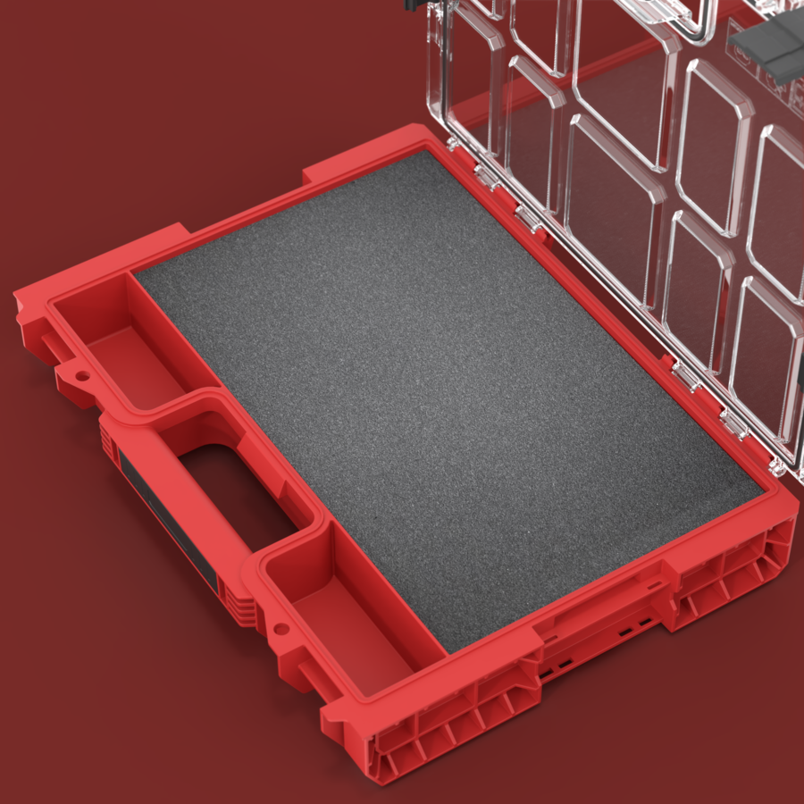 QBRICK SYSTEM PRO ORGANIZER 100 MULTILAYER FOAM INSERTS RED ULTRA HD