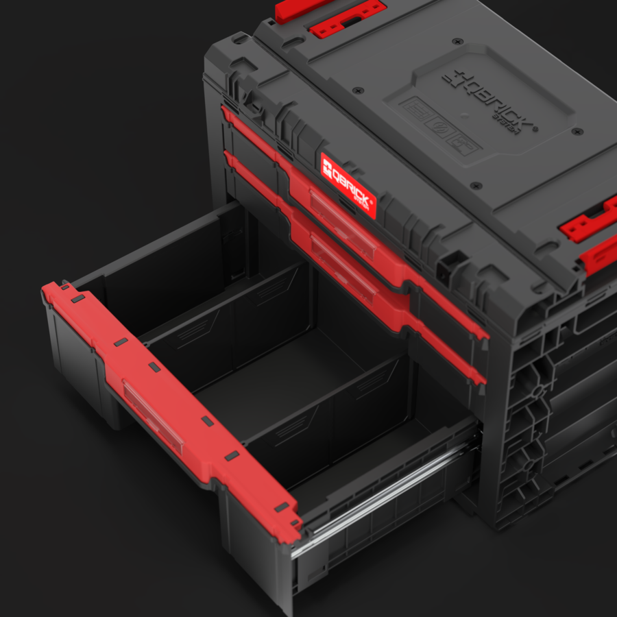 Qbrick System PRIME Drawer 3 Toolbox Basic wnętrze