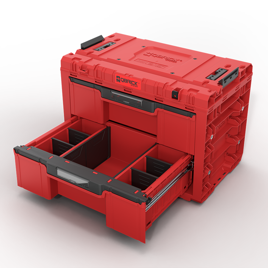 Qbrick System PRIME Drawer 2 Toolbox Expert RED Ultra HD