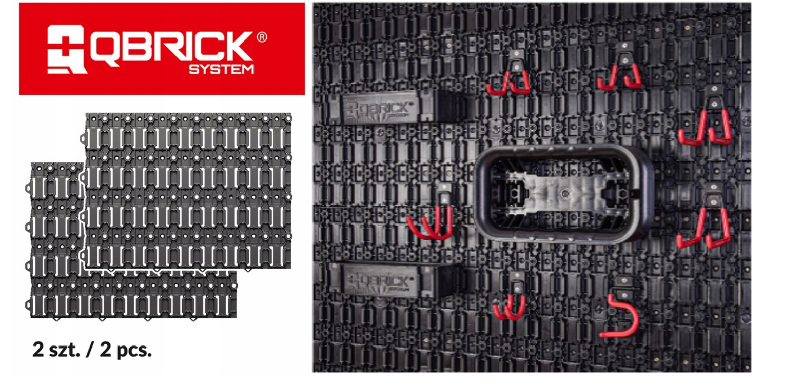 Qbrick System Custom Pegboard Starter Set