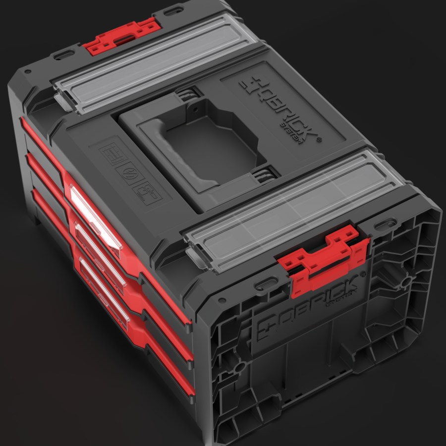 Qbrick System PRO Drawer 3 Toolbox 2.0 Profi Basic