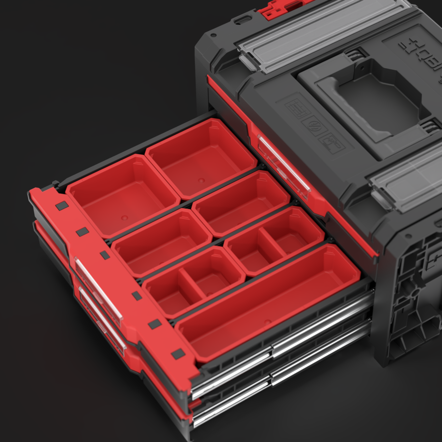 Qbrick System PRO Drawer 3 Toolbox 2.0 Profi Expert interior