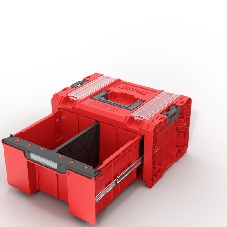 Qbrick System PRO Drawer 1 Toolbox 2.0 Profi Basic Red Ultra HD Custom