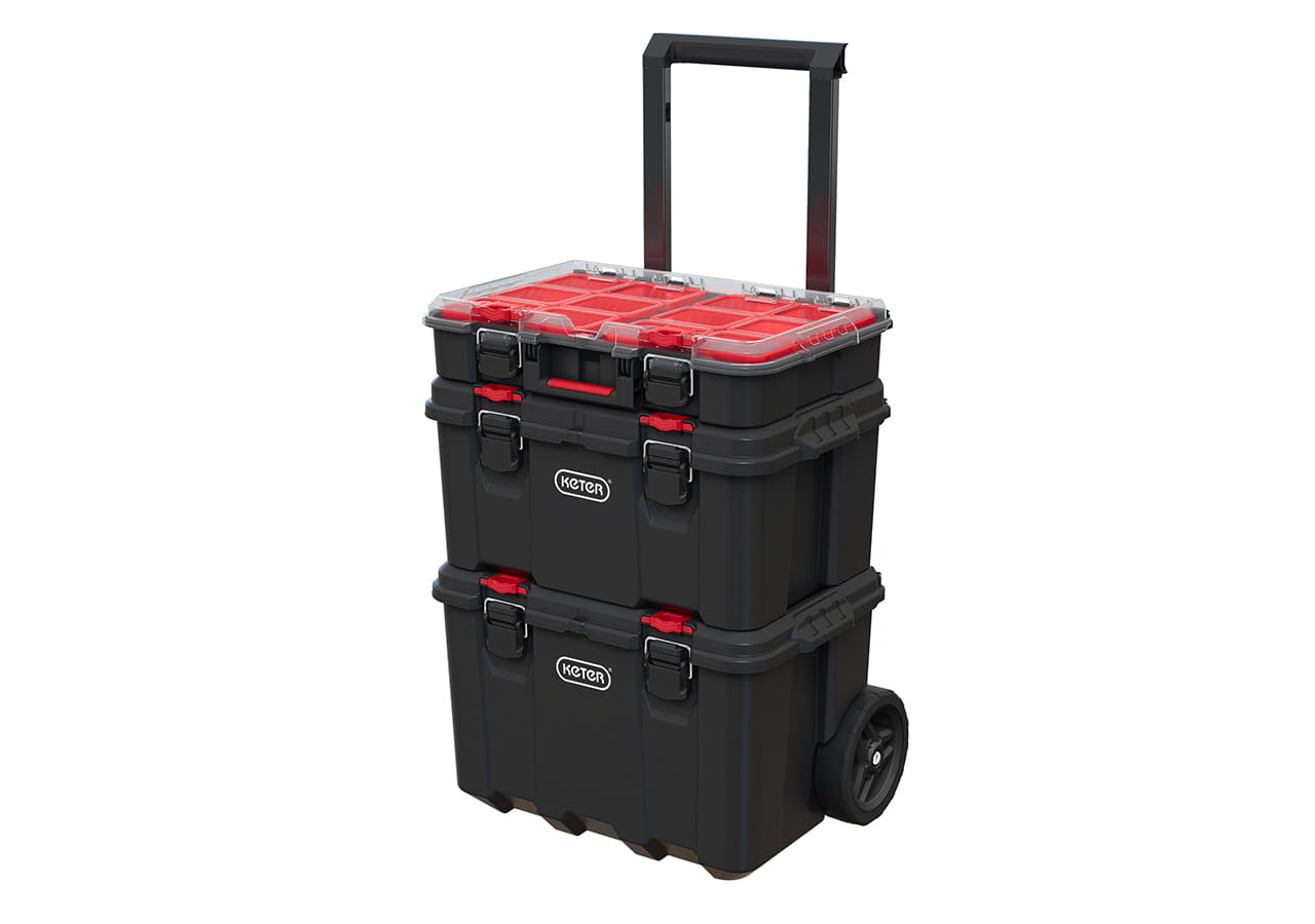 Zestaw 3 skrzynek Keter Stack'N'Roll