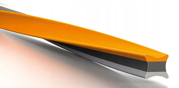 Żyłka tnąca Carbon CF3 Pro 3,0 mm x 43 m przekrój