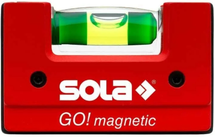 Poziomica kompaktowa magnetyczna SOLA GO! MAGNETIC 6,8 cm