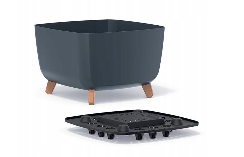 Doniczka Prosperplast Gracia Square z wkładem