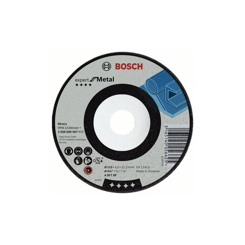 Tarcza ścierna Bosch Expert for Metal 125 x 6 x 22,23 mm