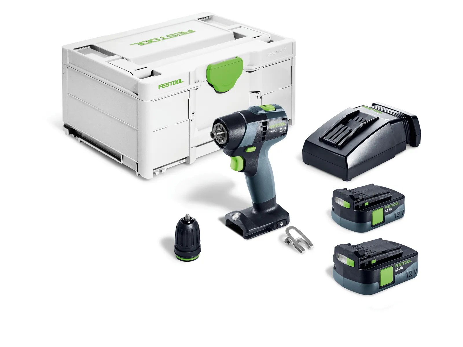Akumulatorowa wiertarko-wkrętarka Festool TXS 12 2,5-Plus