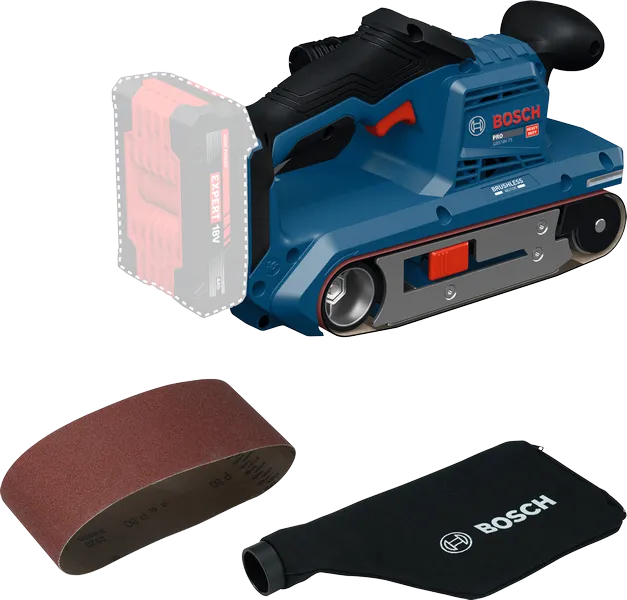 Szlifierka taśmowa Bosch Professional PRO GBS18V-75 18 V BODY
