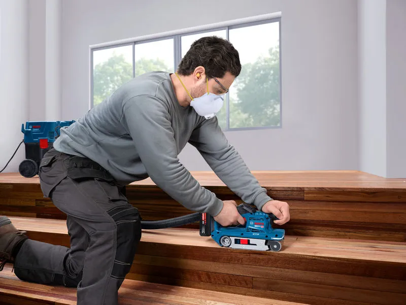 Cechy szlifierki taśmowej Bosch Professional PRO GBS18V-75